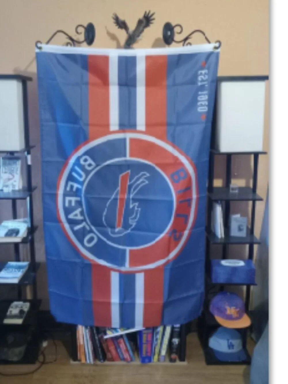 Buffalo Bills Circle Center NFL 3X5 Feet Flag Banner Pole or Wall Decor